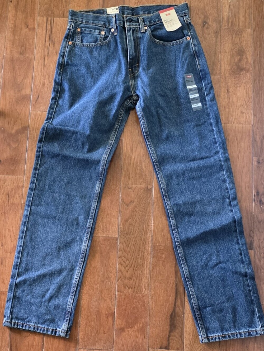 Levi's Dark Blue Straight Jeans, Sz. 32" X 32"